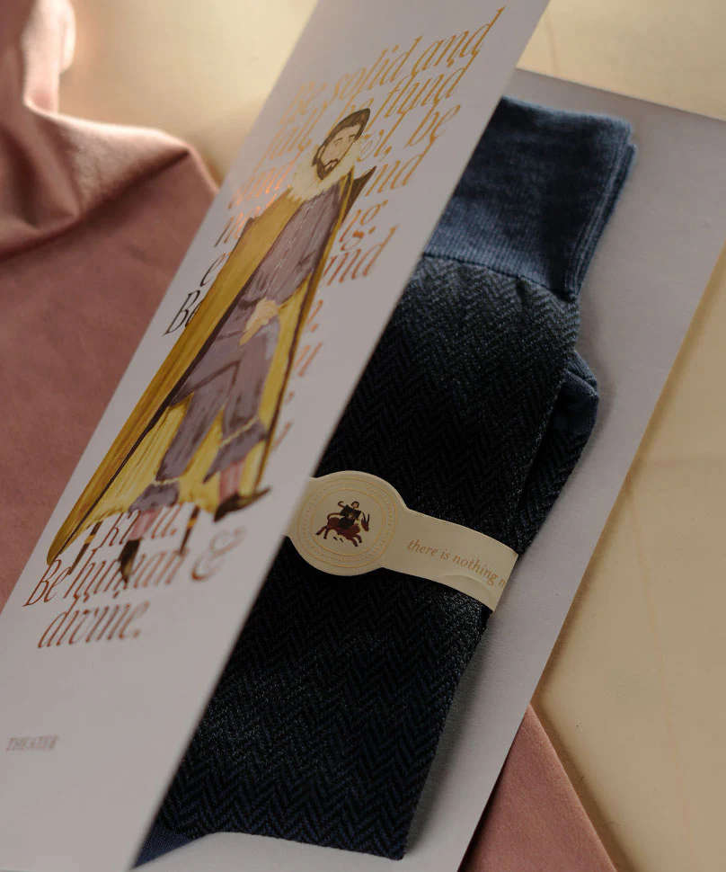 Airforce Blue Herringbone - Image 6