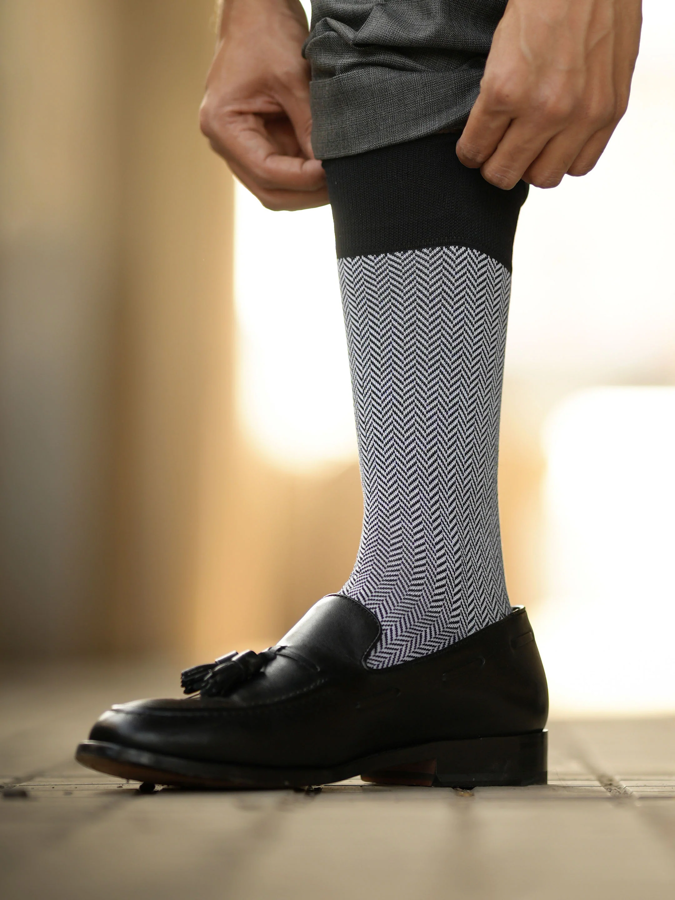 Black Herringbone - Image 3