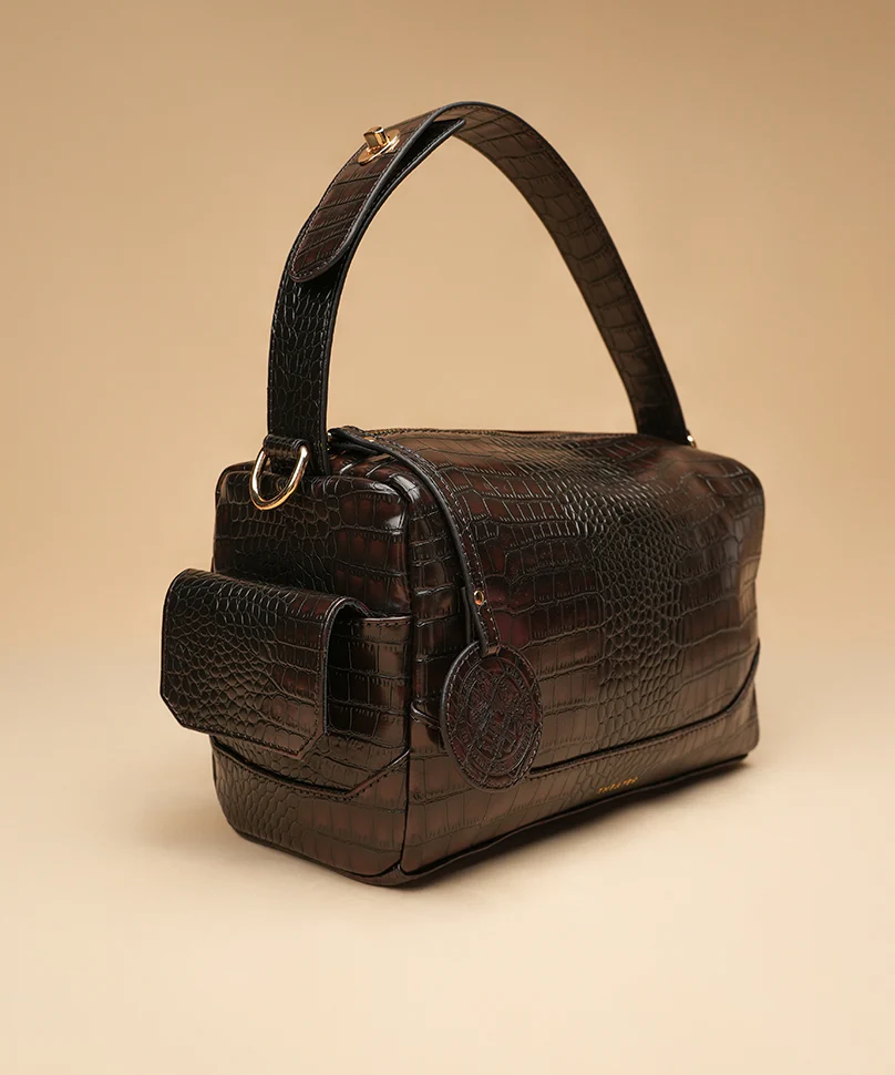 Bonbon Croco - Brown - Image 3