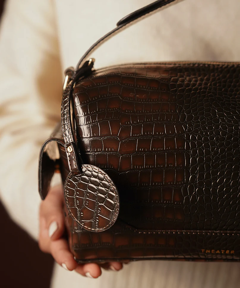 Bonbon Croco - Brown - Image 4