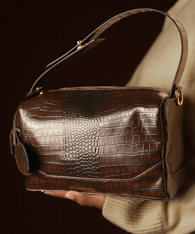 Bonbon Croco - Brown - Image 6