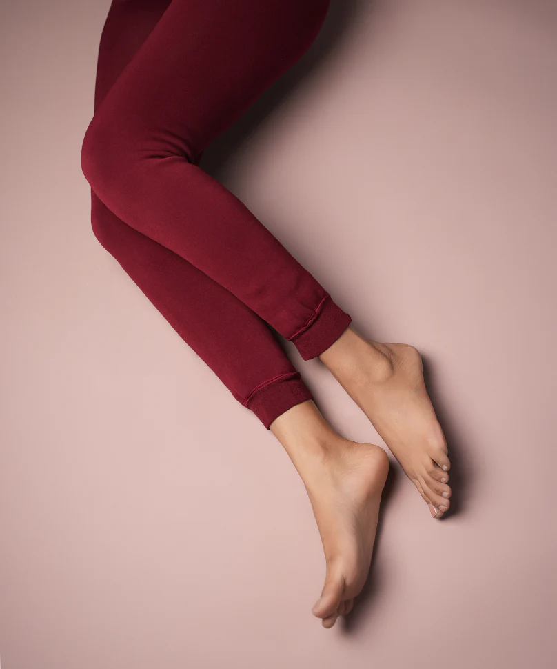 Bordeaux Fur Tights - Image 5