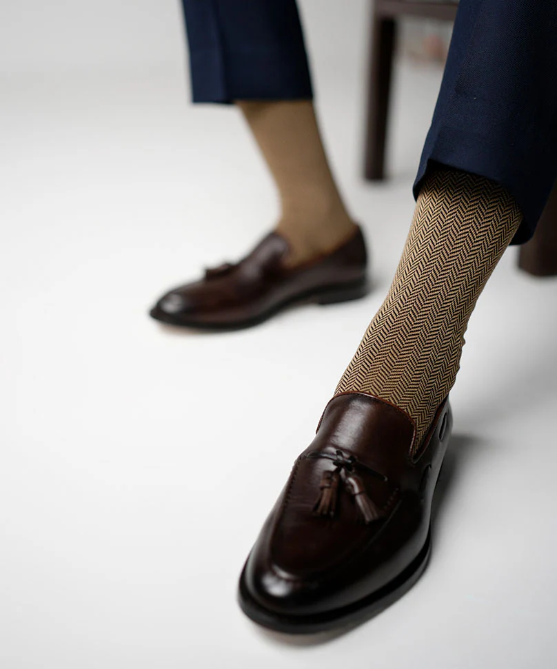 Brown Herringbone - Image 6