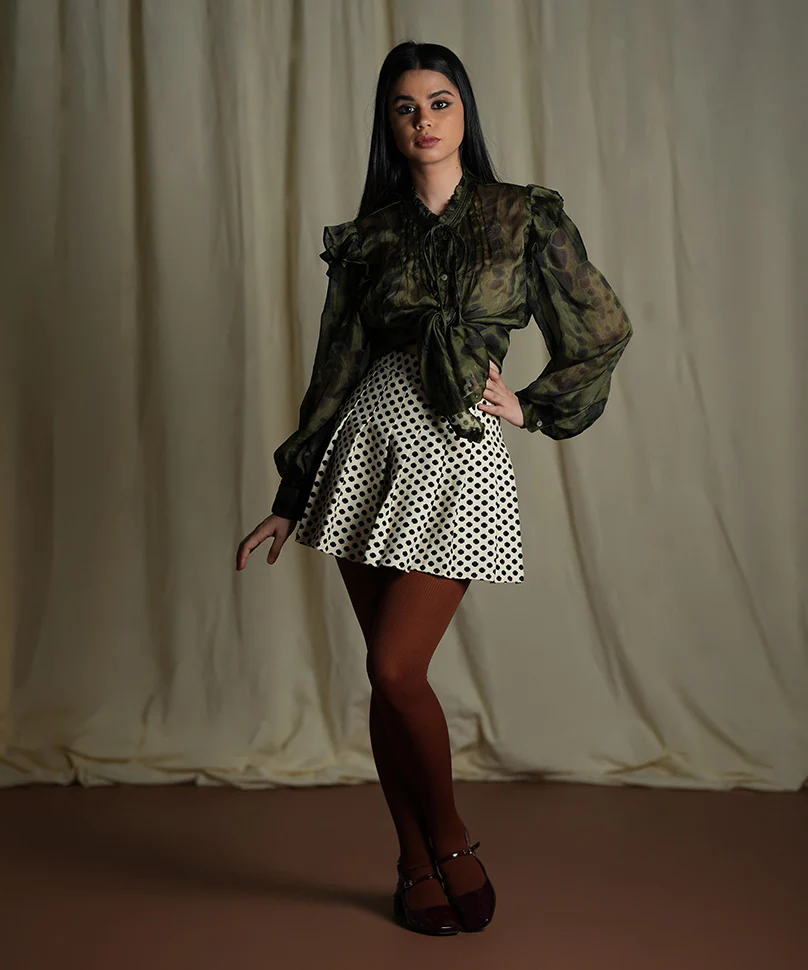 Brown Ribbed Stockings - Image 5