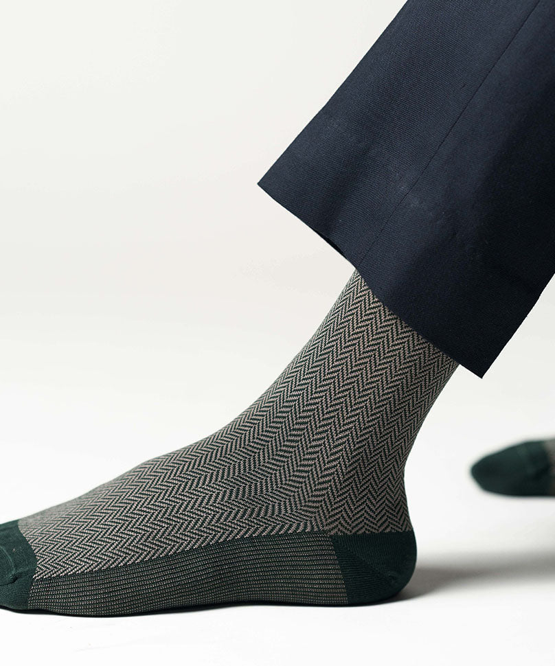 Green Herringbone - Image 5