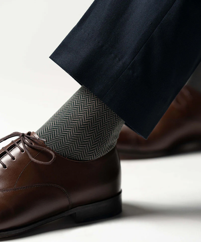 Green Herringbone - Image 6