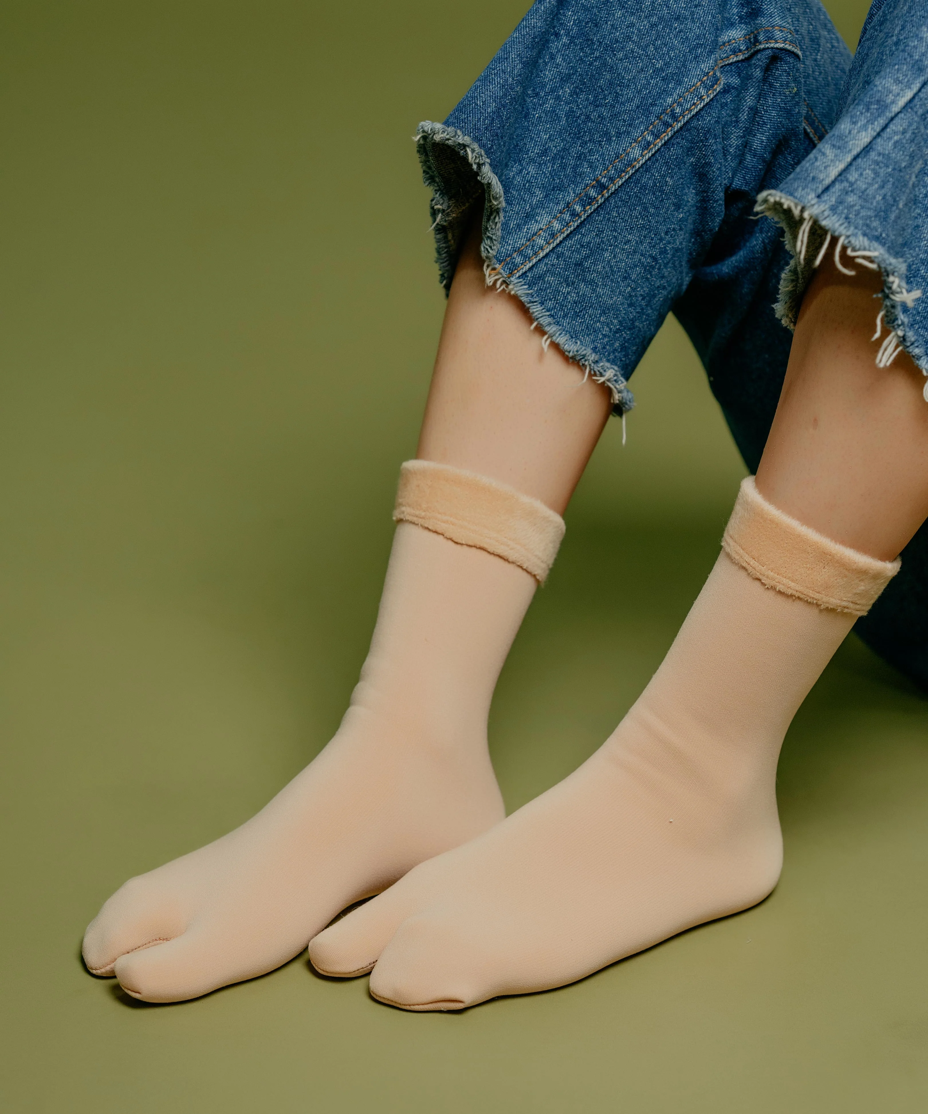 Haystack Toe Fur Socks - Image 3