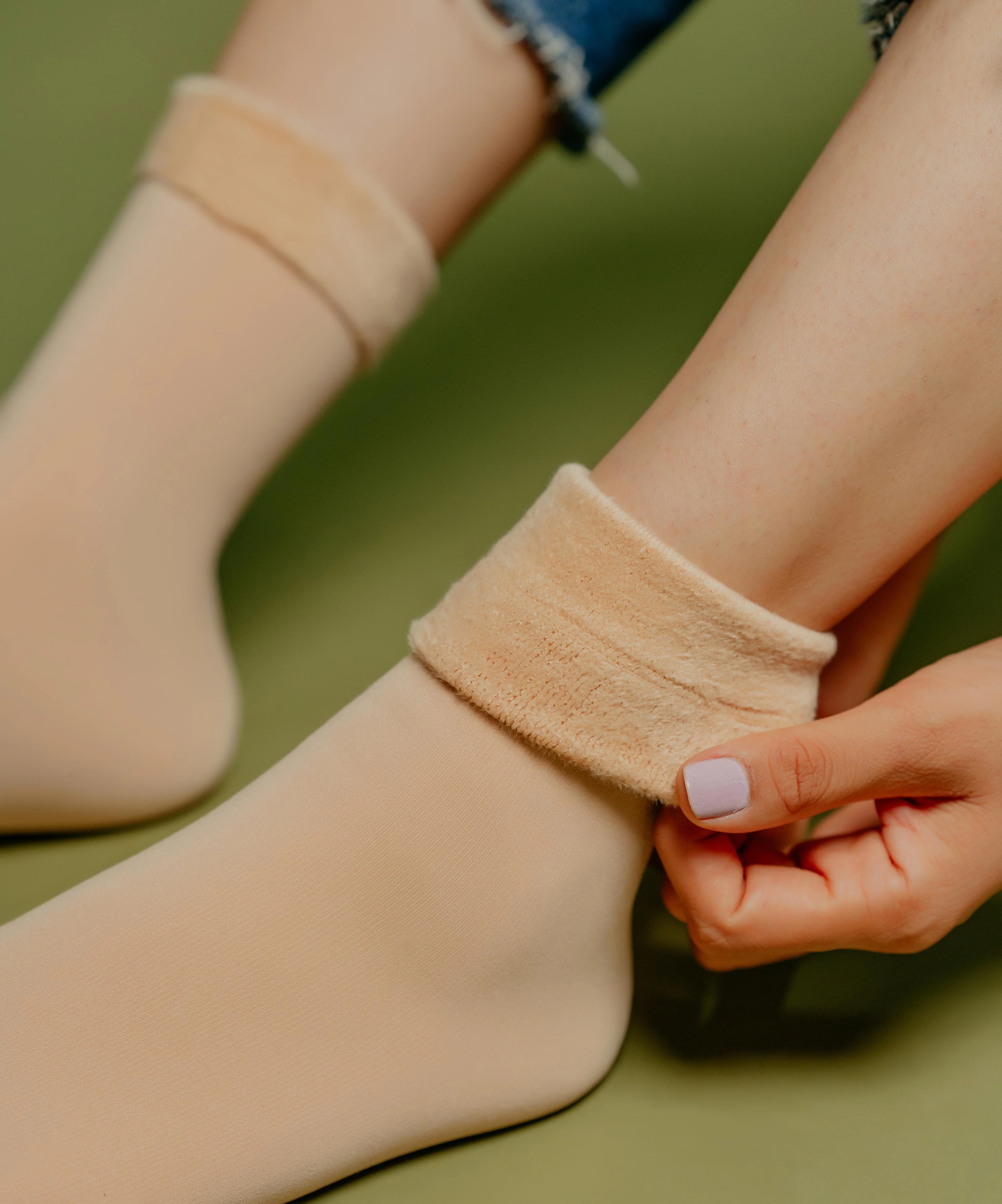 Haystack Toe Fur Socks - Image 4