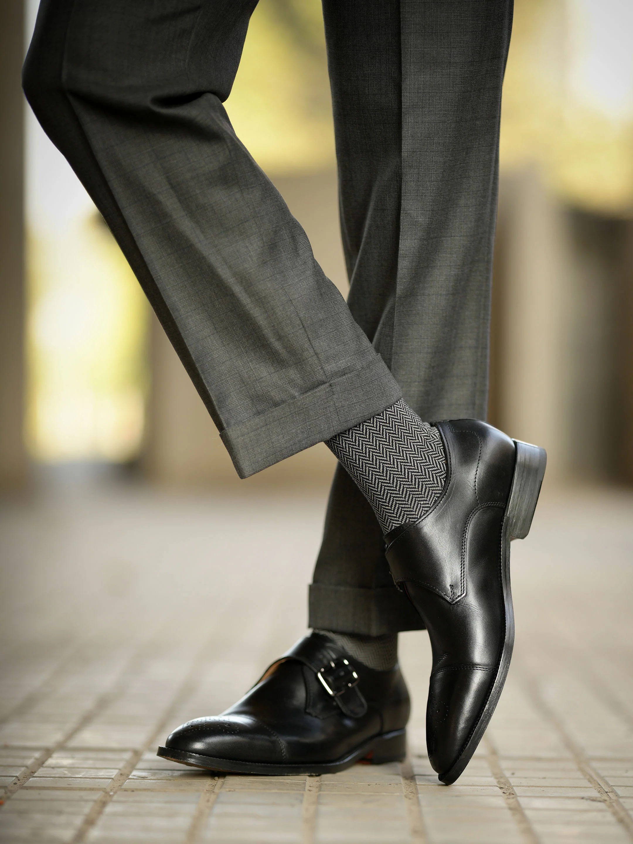 Light Grey Herringbone - Image 3