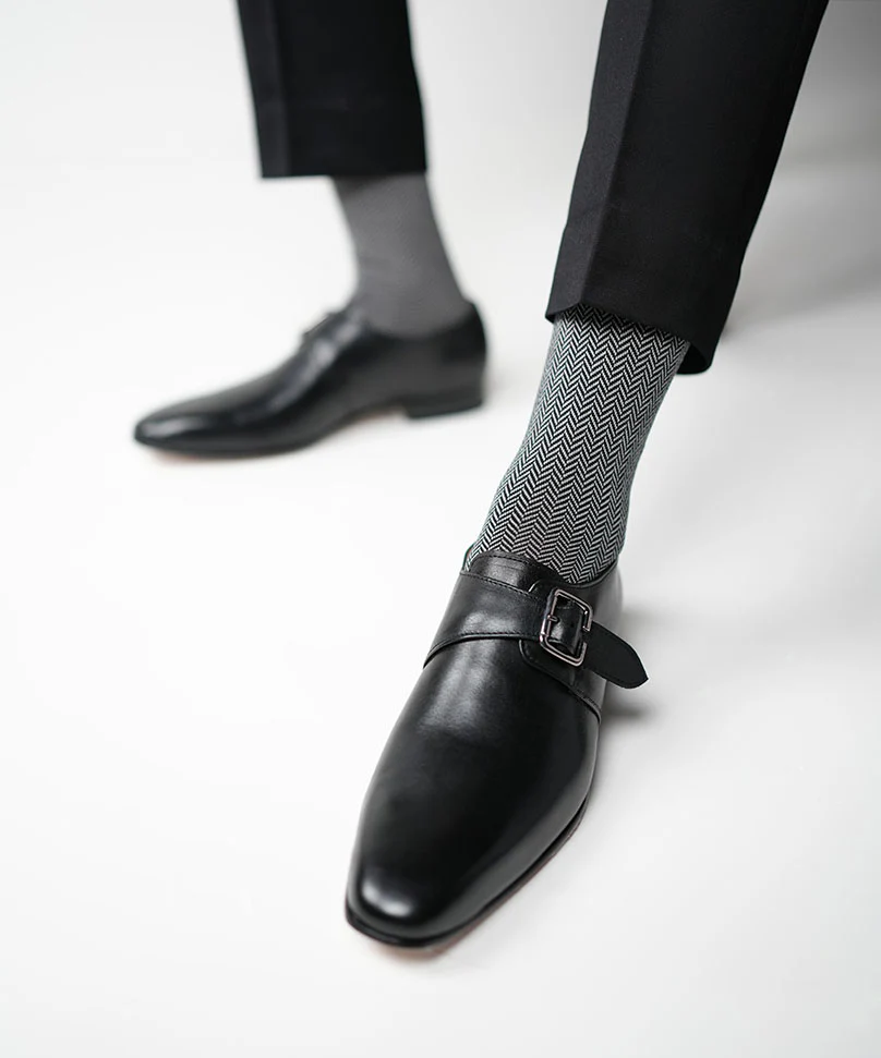 Light Grey Herringbone - Image 6