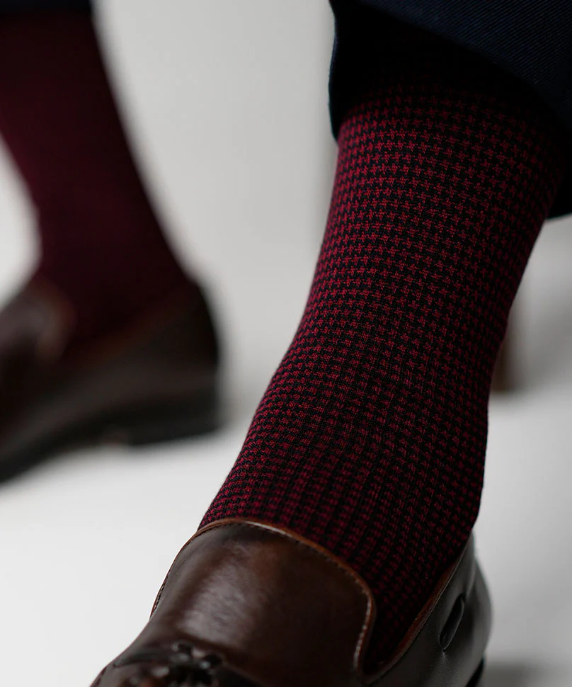 Maroon Houndstooth - Image 5