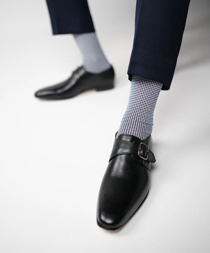 Navy Blue Houndstooth - Image 6