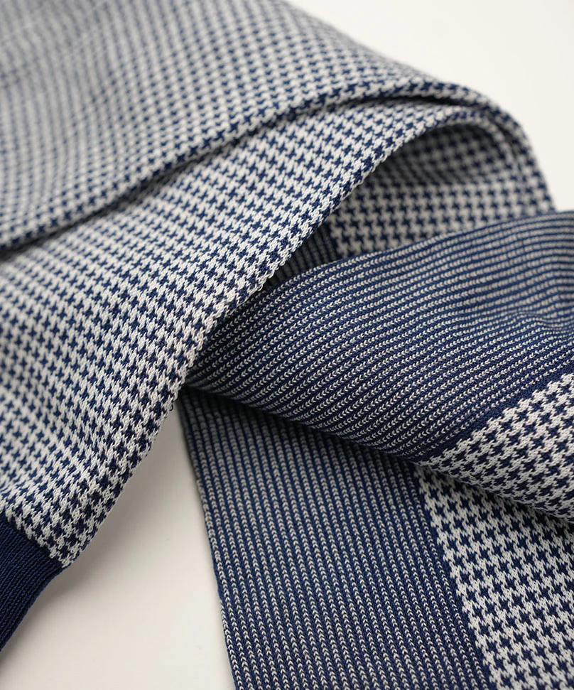 Navy Blue Houndstooth - Image 7
