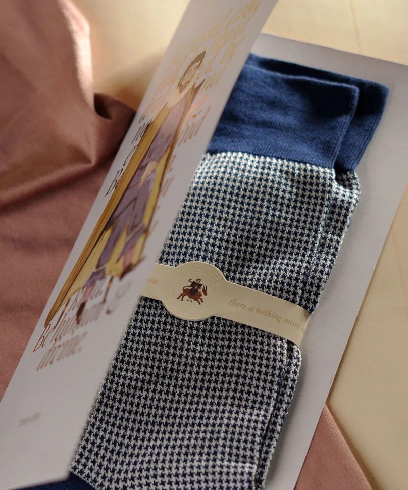 Navy Blue Houndstooth - Image 8