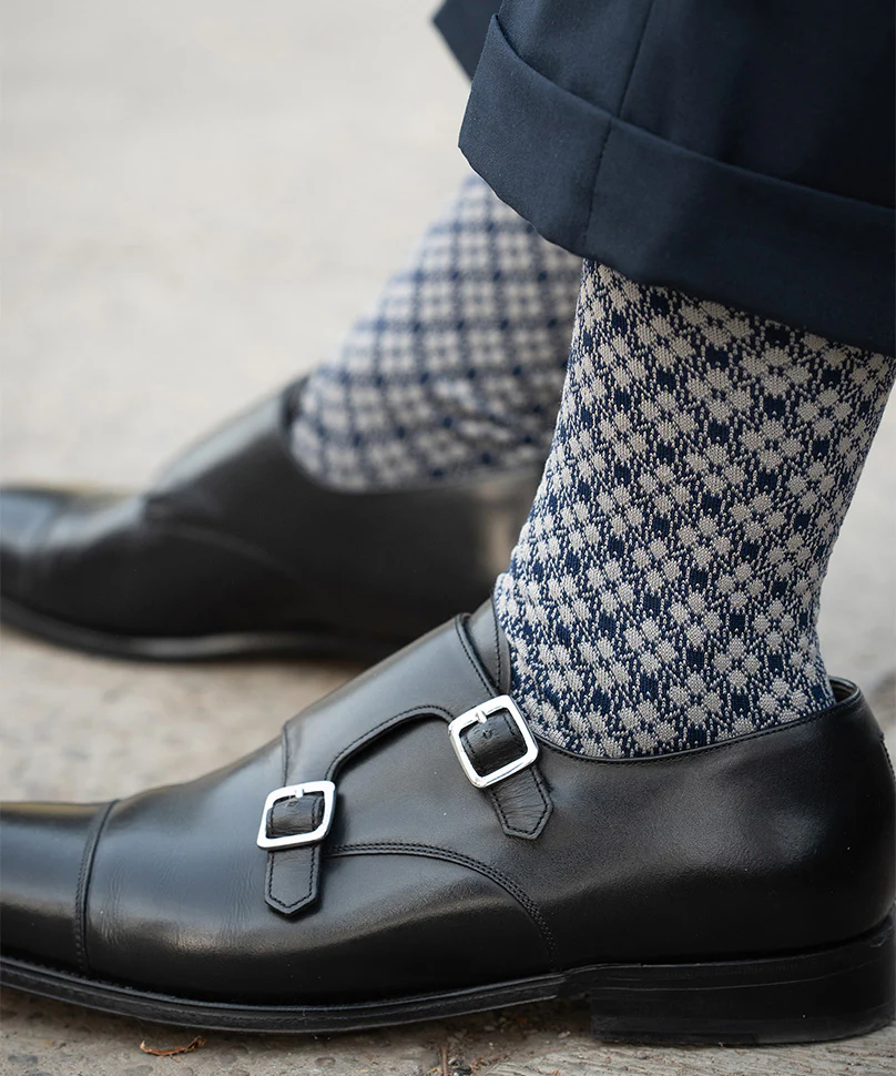 Navy Blue Plaids - Image 6