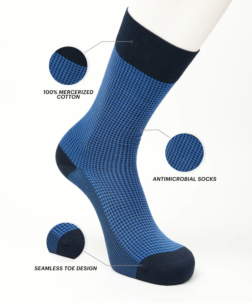 Royal Blue Houndstooth - Image 3