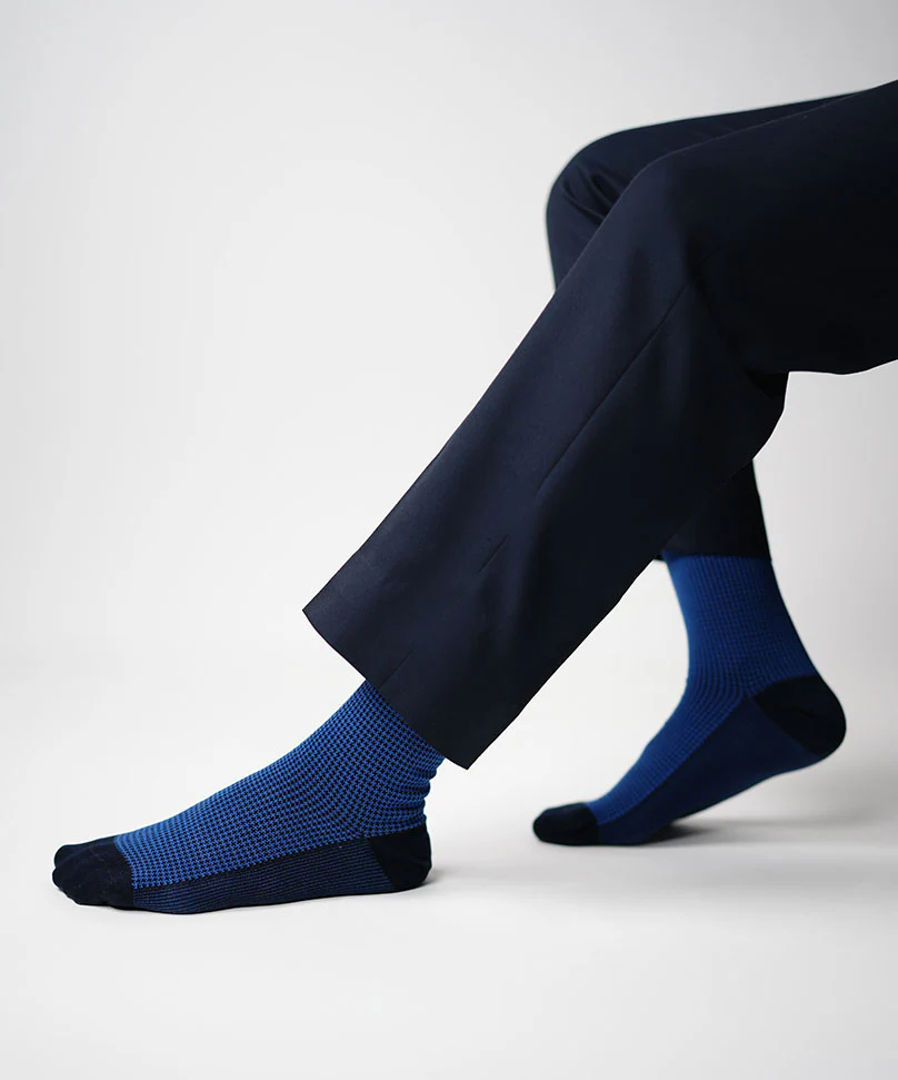 Royal Blue Houndstooth - Image 4